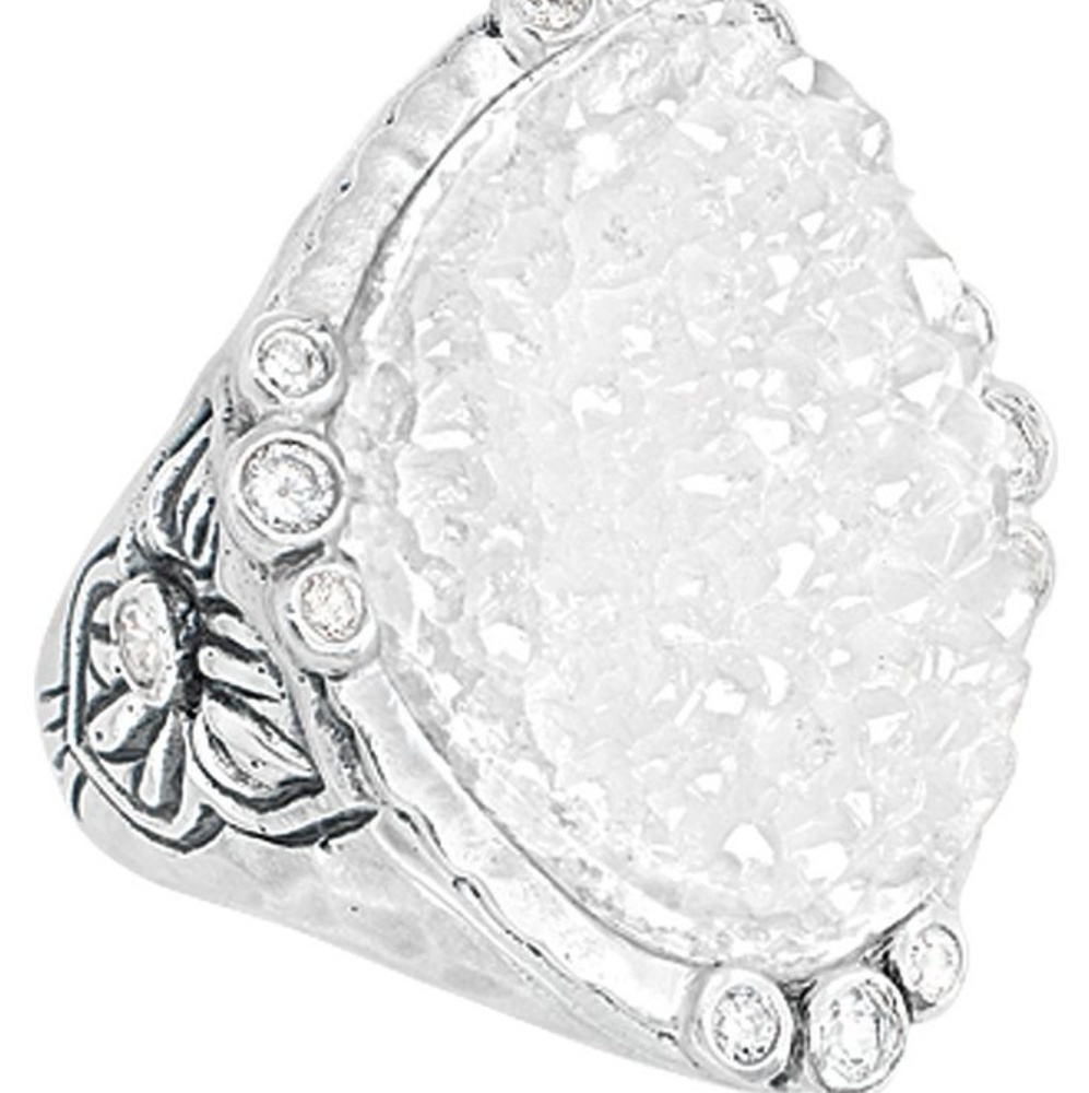 Silpada Druzy Ring sz 7